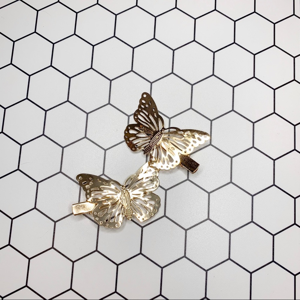 Butterfly hair clips - Picture 5 of 5